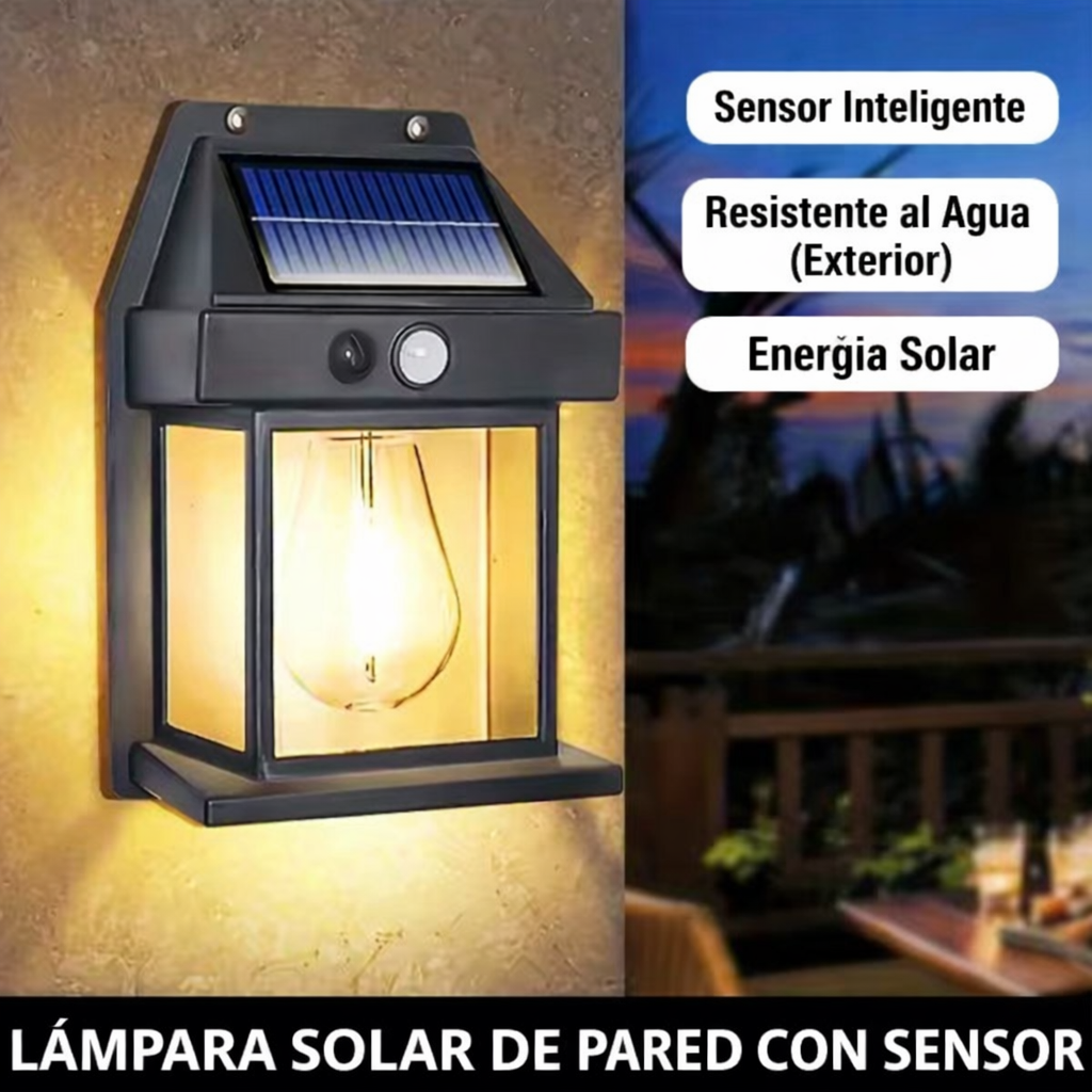 Luz solar decorativa empalmada
